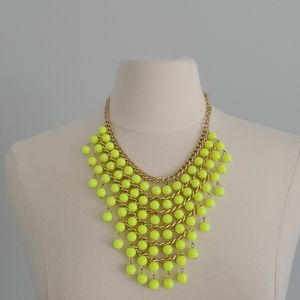 Neon Green Statement Necklace!